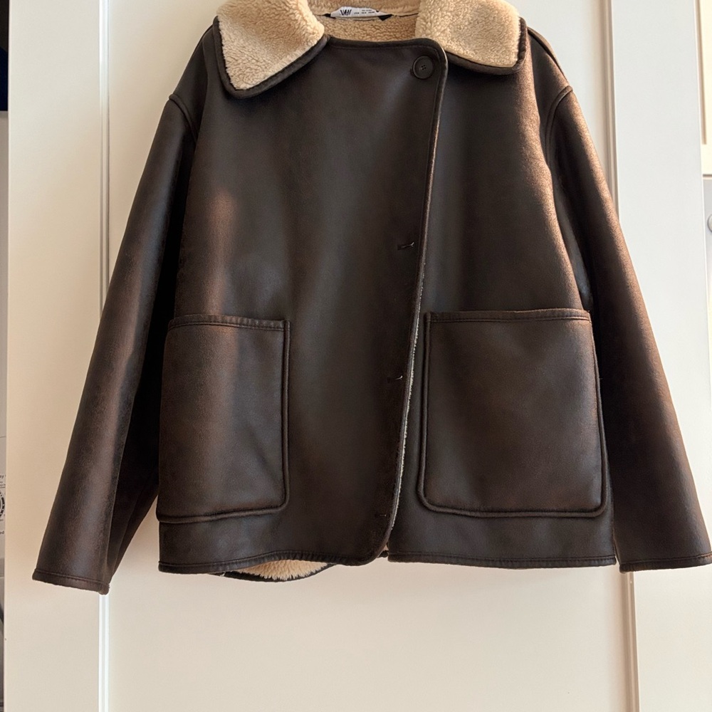 Zara ZW collection double Faced Jacket